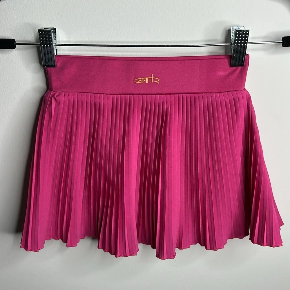 Pink Pleated Women's Skirt ,Garb
